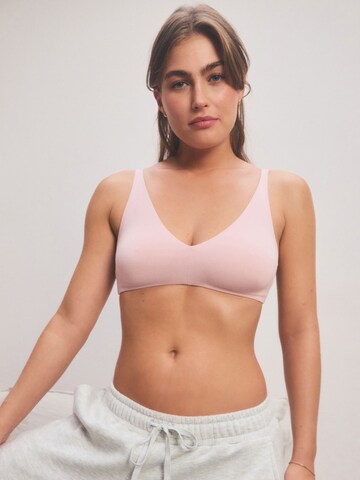 Next - Triángulo Sujetador en rosa: frente