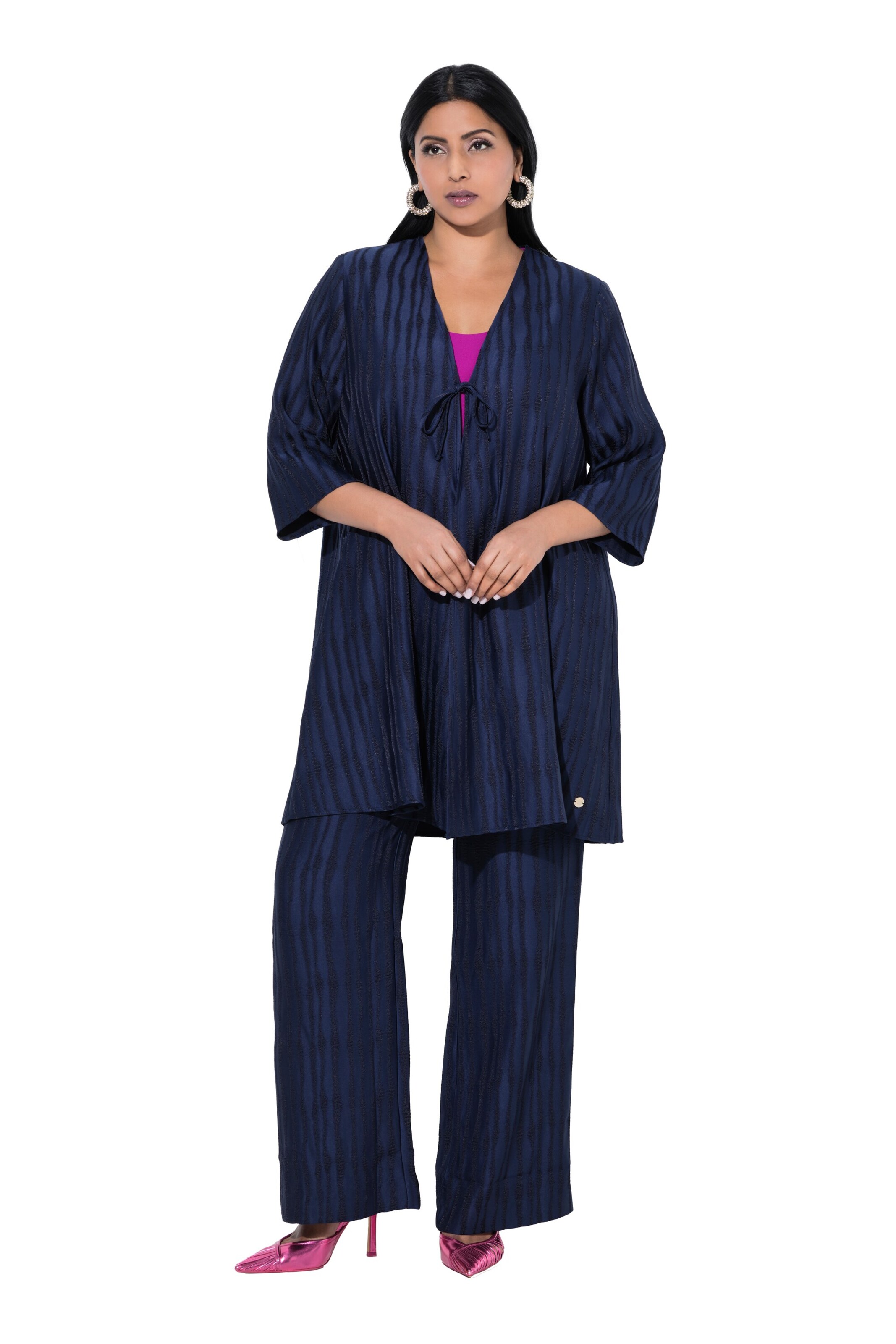 Ulla Popken Übergangsjacke in Blau