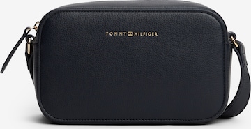 TOMMY HILFIGER - Mala de ombro em azul: frente