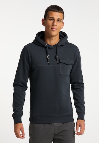 MO Sweatshirt in Zwart: voorkant