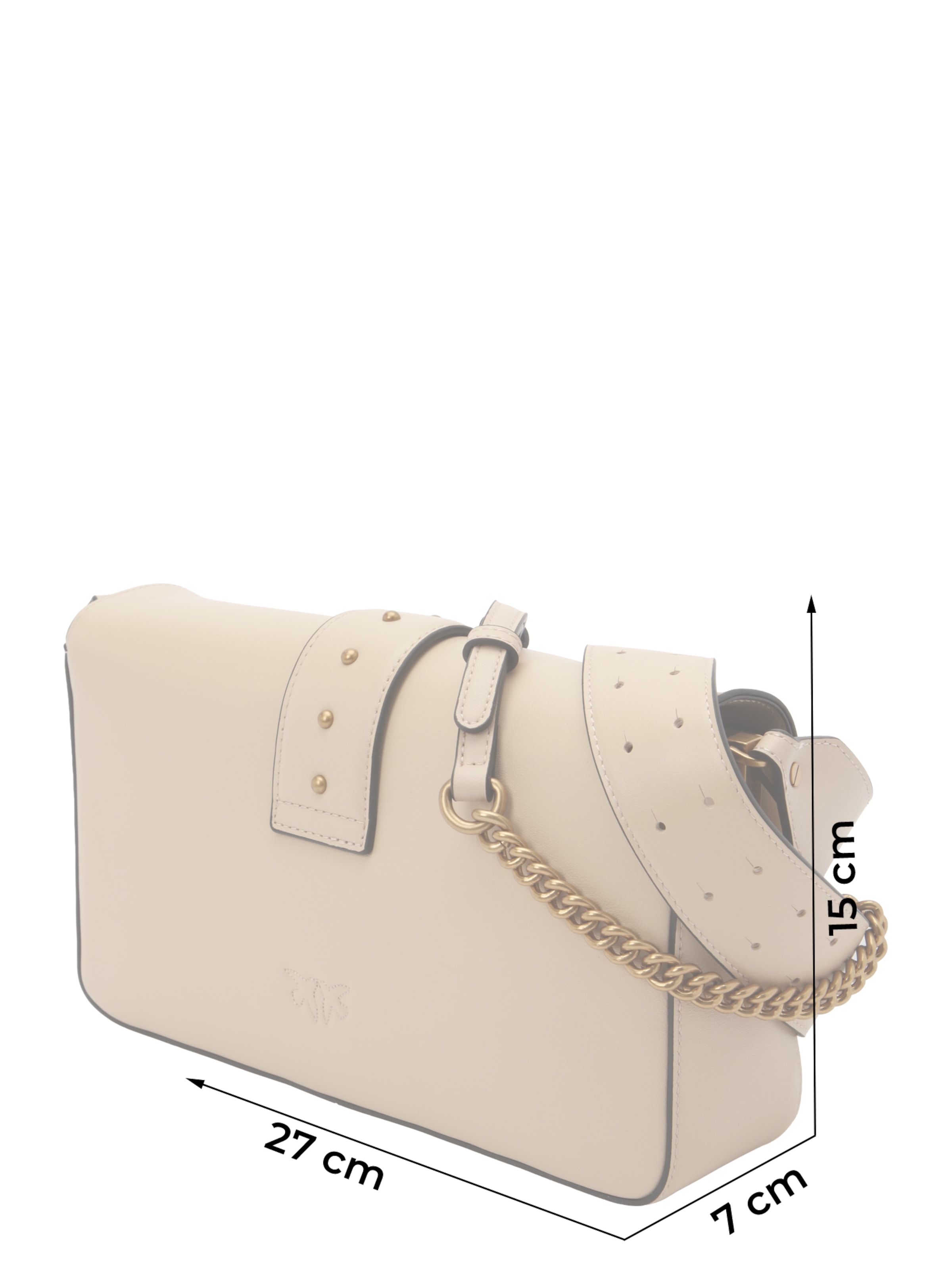 PINKO Crossbody bag 'LOVE ONE CLASSIC' in Beige