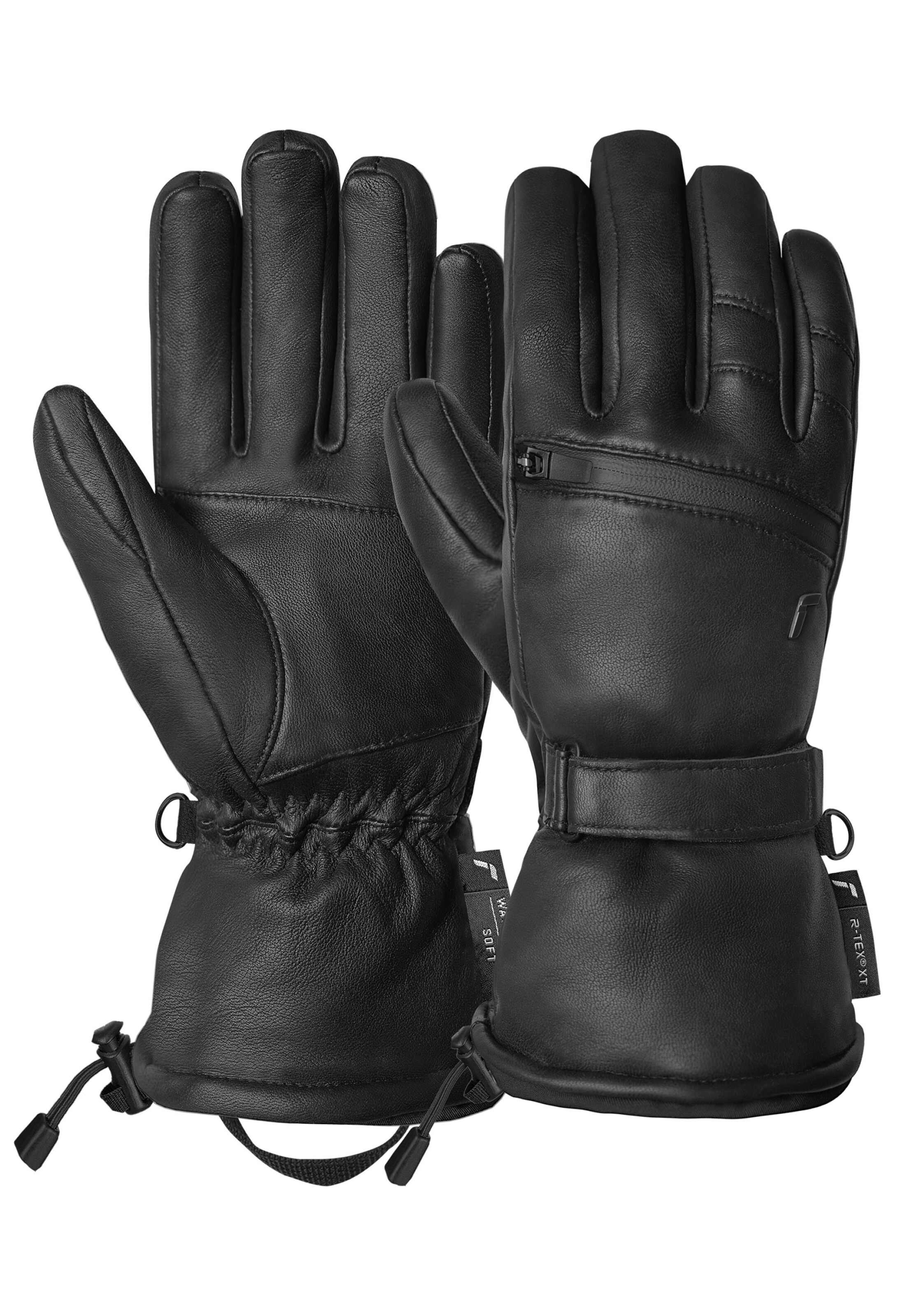 REUSCH Vingerhandschoenen 'Kaitlyn R-TEX® XT' in Zwart: voorkant