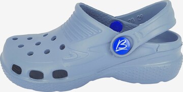 Chaussures ouvertes BECK en bleu : devant