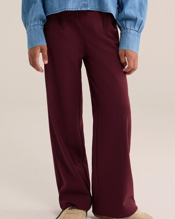 Regular Pantalon 'Meisjes' WE Fashion en rouge