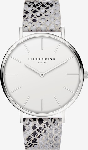 Liebeskind Berlin Zegarek analogowy w kolorze srebrny: przód