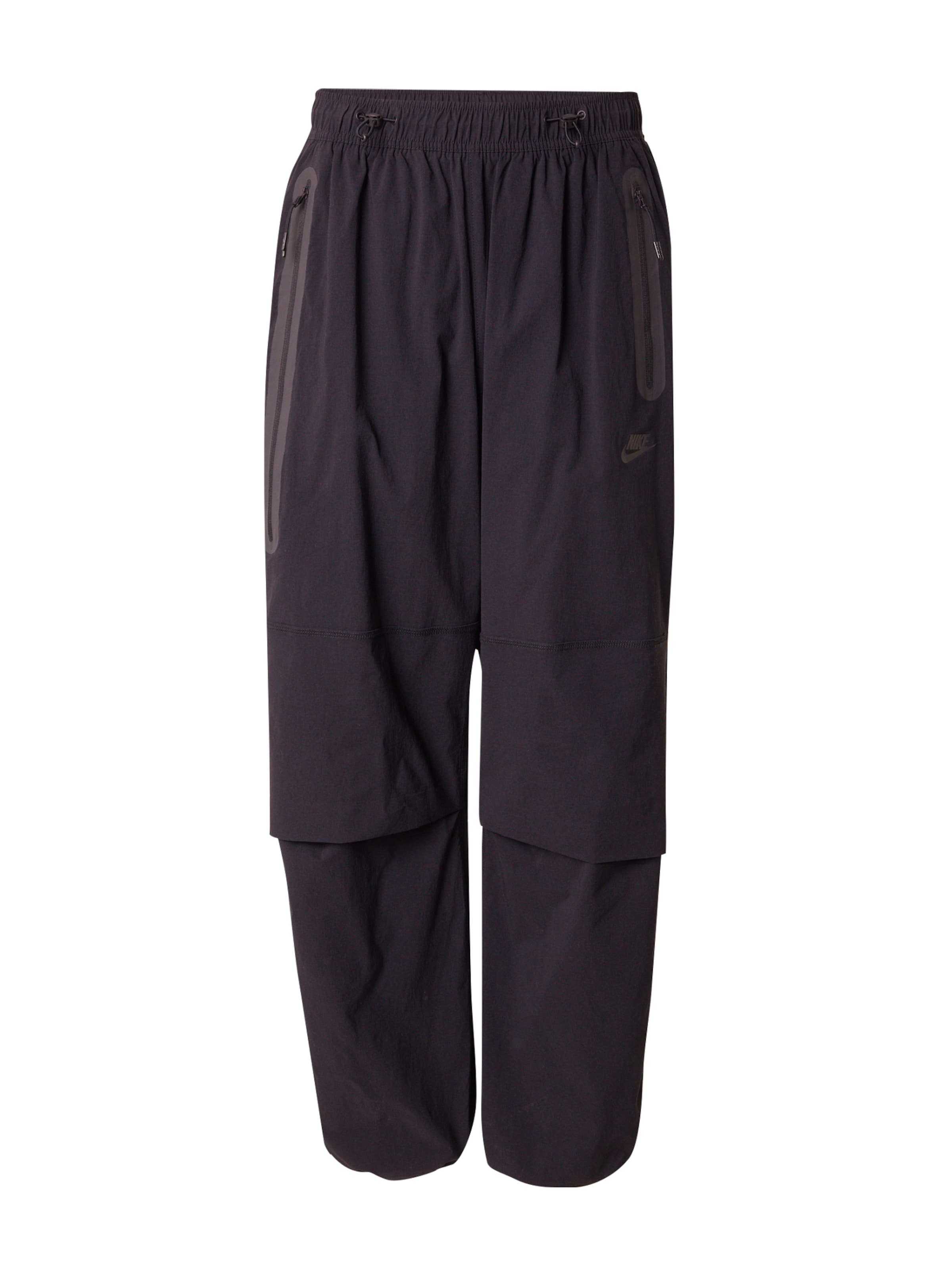 Nike Sportswear Baggy Hose in Schwarz: Vorderseite