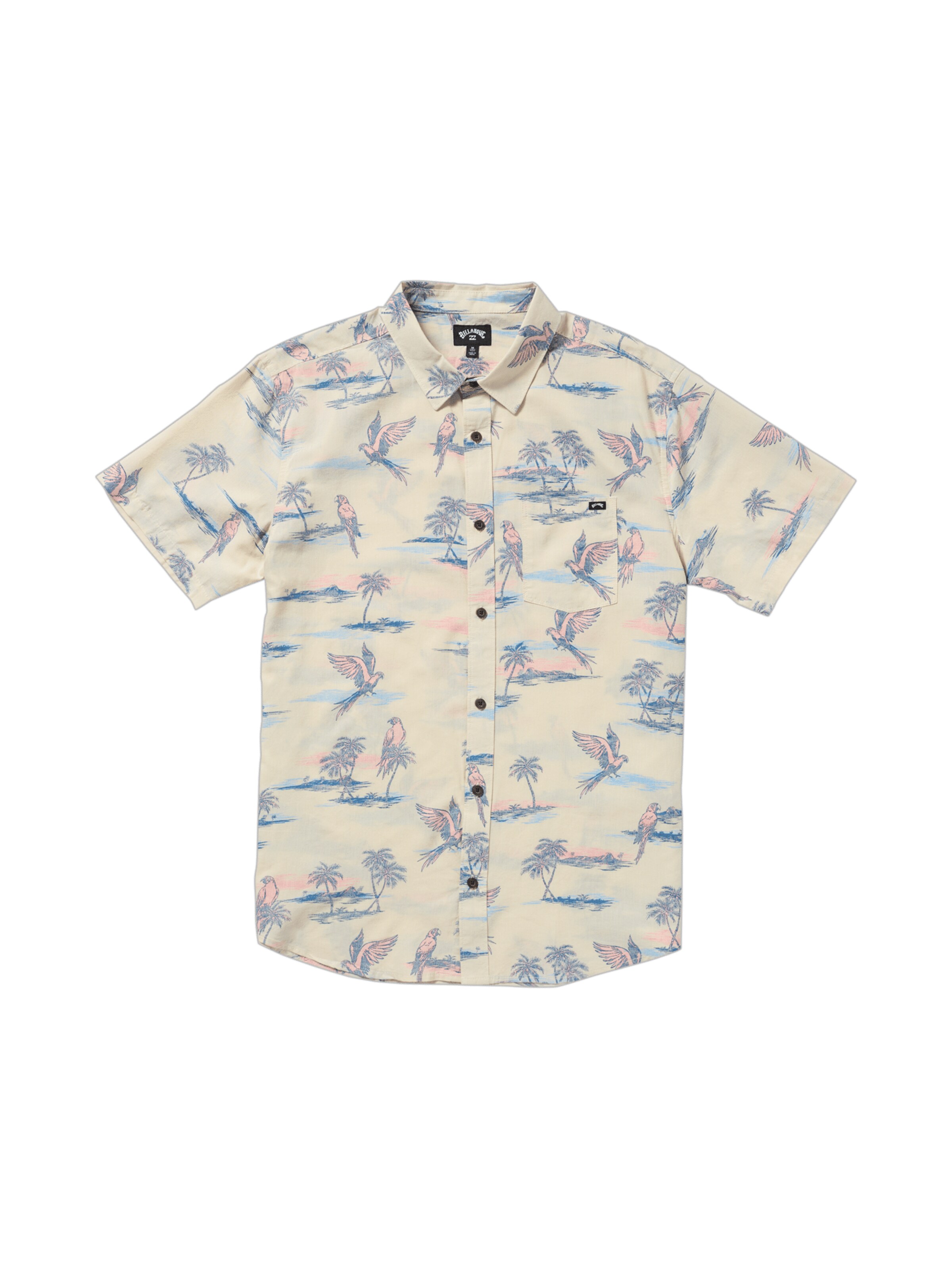 BILLABONG Comfort fit Button Up Shirt 'Sundays' in Beige: front