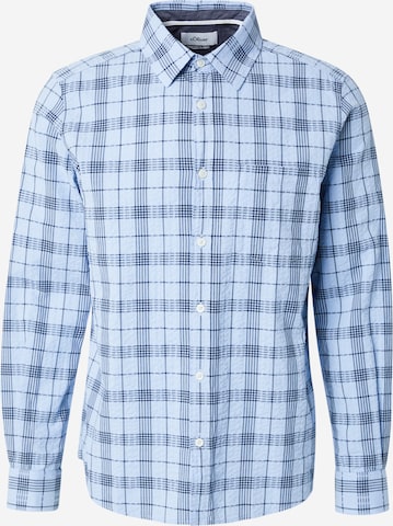 Chemise s.Oliver en bleu : devant