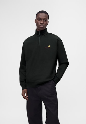 Carhartt WIPRegular Fit Sweater majica 'American Script' - crna boja