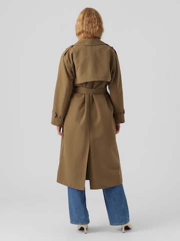 VERO MODA Between-Seasons Coat 'Chloe' in Green