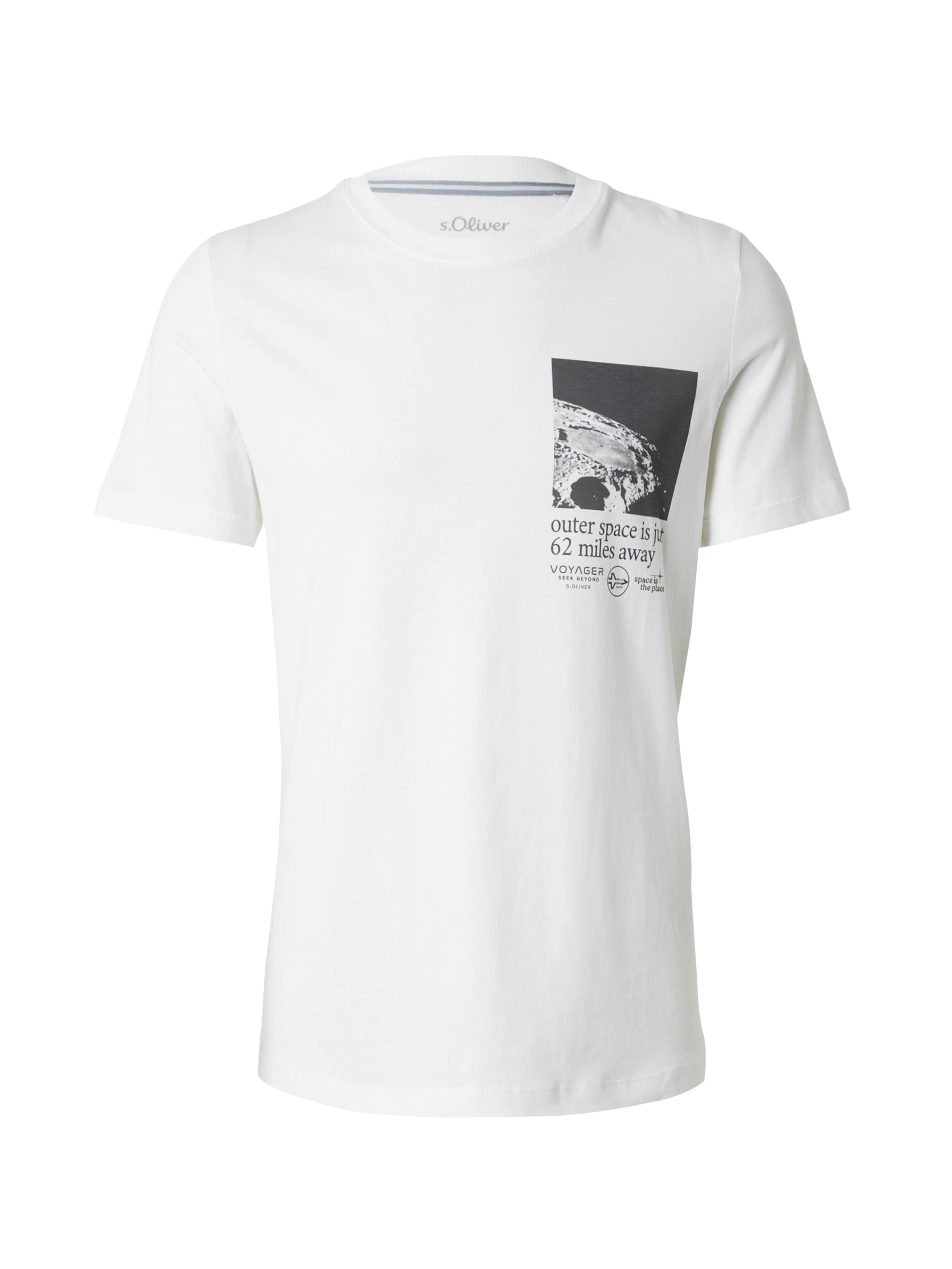 balts s.Oliver T-Krekls: no priekšpuses