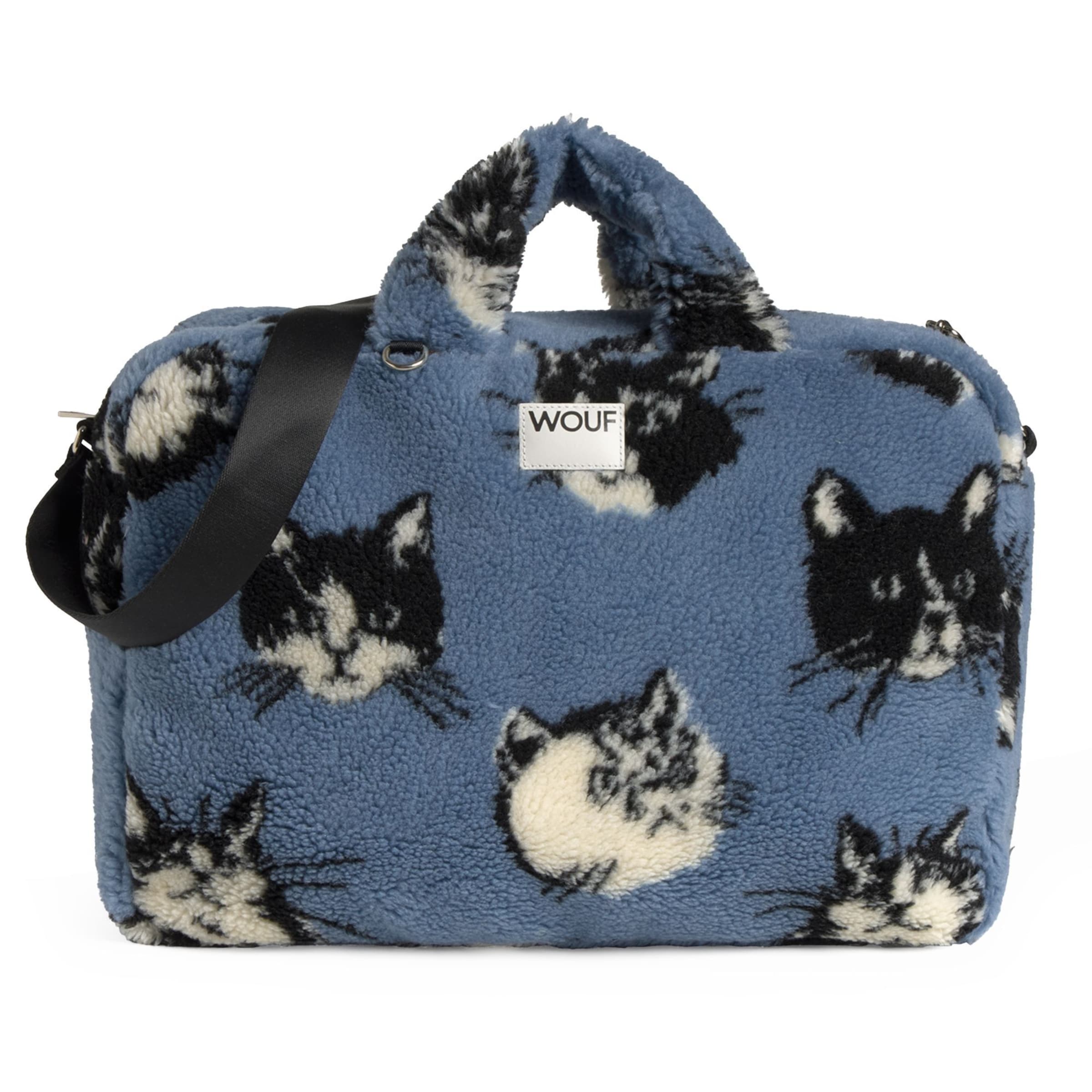 Sac week-end Wouf en bleu : devant