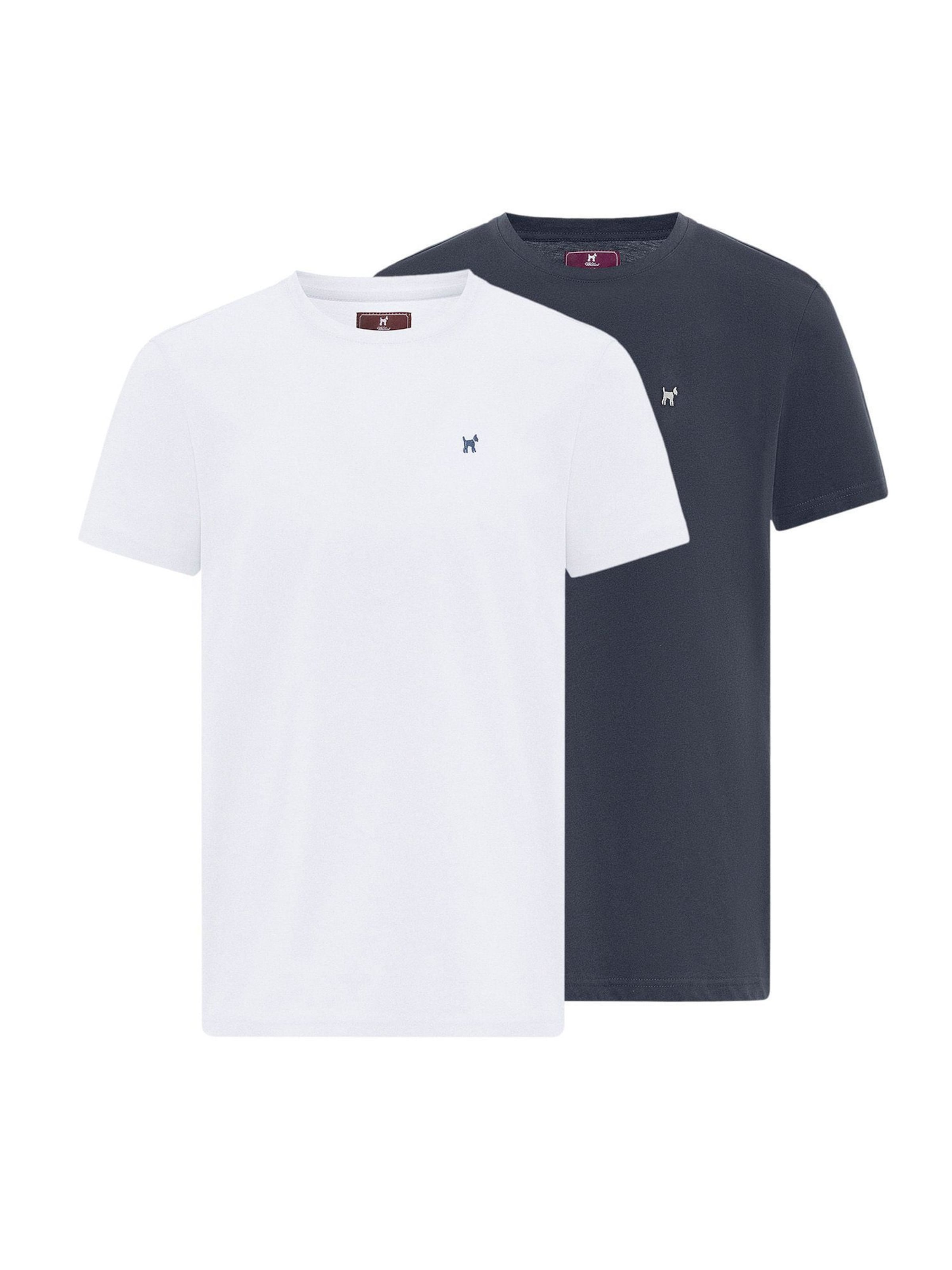 T-Shirt Williot en bleu : devant