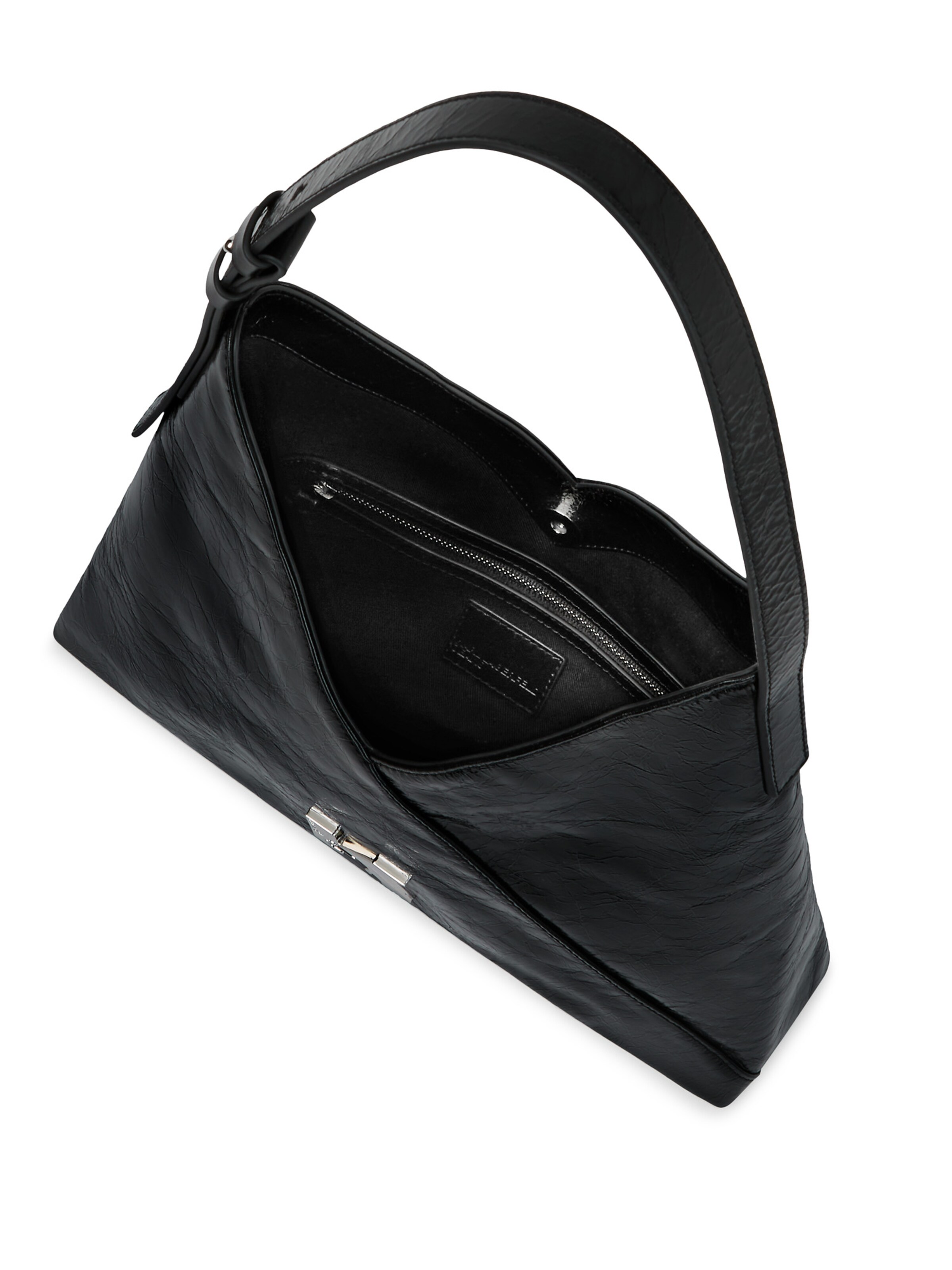 KARL LAGERFELD JEANS Posetaske ' Geo Hochglänzende Tote Bag ' i sort