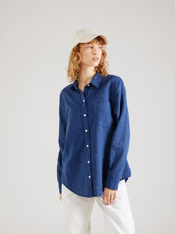 GAP Blouse 'EASY' in Blauw: voorkant