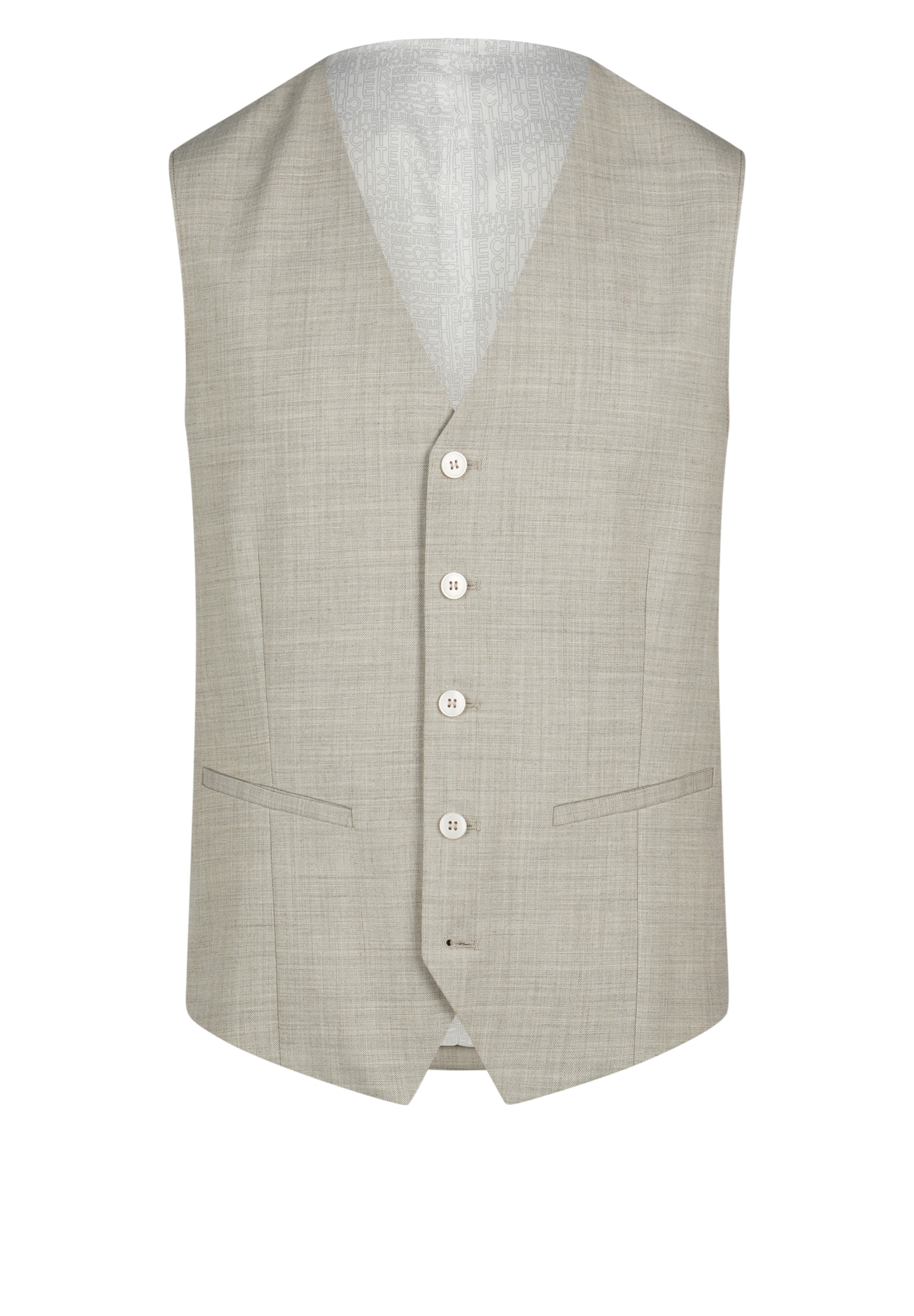 HECHTER PARIS Suit Vest in Beige: front