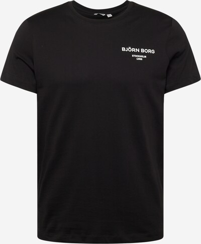BJÖRN BORG Koszulka funkcyjna 'ESSENTIAL' w kolorze czarny / białym, Podgląd produktu