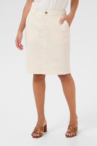 Cream Rok 'CRBerta' in Beige: voorkant