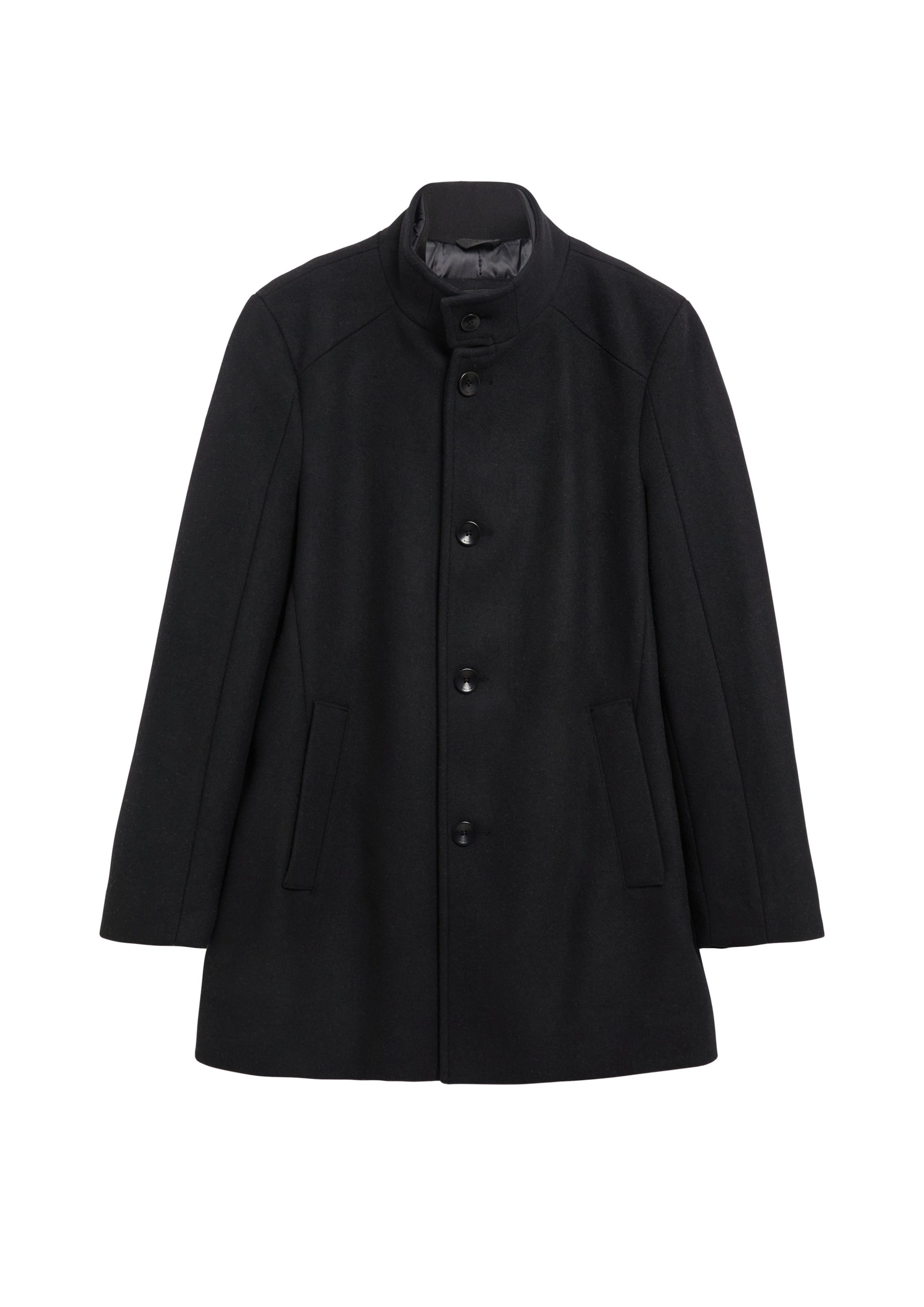 s.Oliver Between-seasons coat in L-XL in Black, Item view