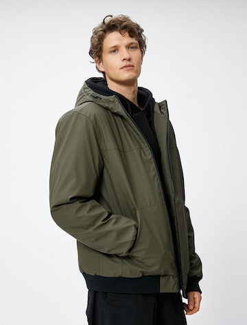 Koton Between-Season Jacket in Green