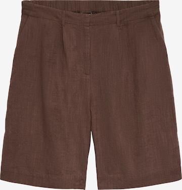 VERO MODA Plisované nohavice 'VMCAIA' - Hnedá: predná strana