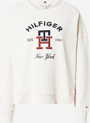 TOMMY HILFIGER Sweatshirt i hvit: forside