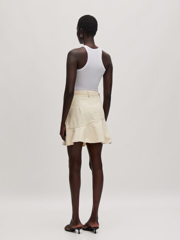 EDITED Skirt 'Nora' in Beige