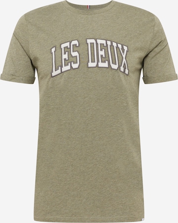 Les Deux Shirt 'Crane' in Green: front