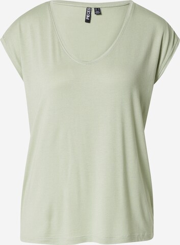 T-shirt 'Billo' PIECES en vert : devant