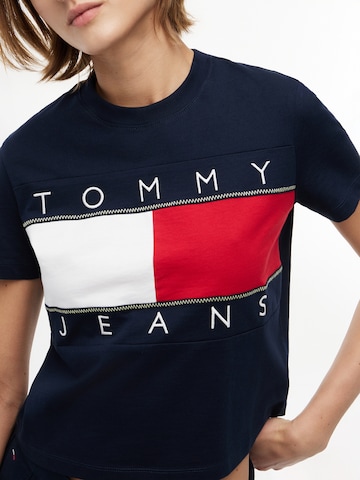 Tommy Jeans - Camiseta en azul