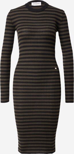 Sonia Rykiel Adīta kleita, krāsa - haki / melns, Preces skats