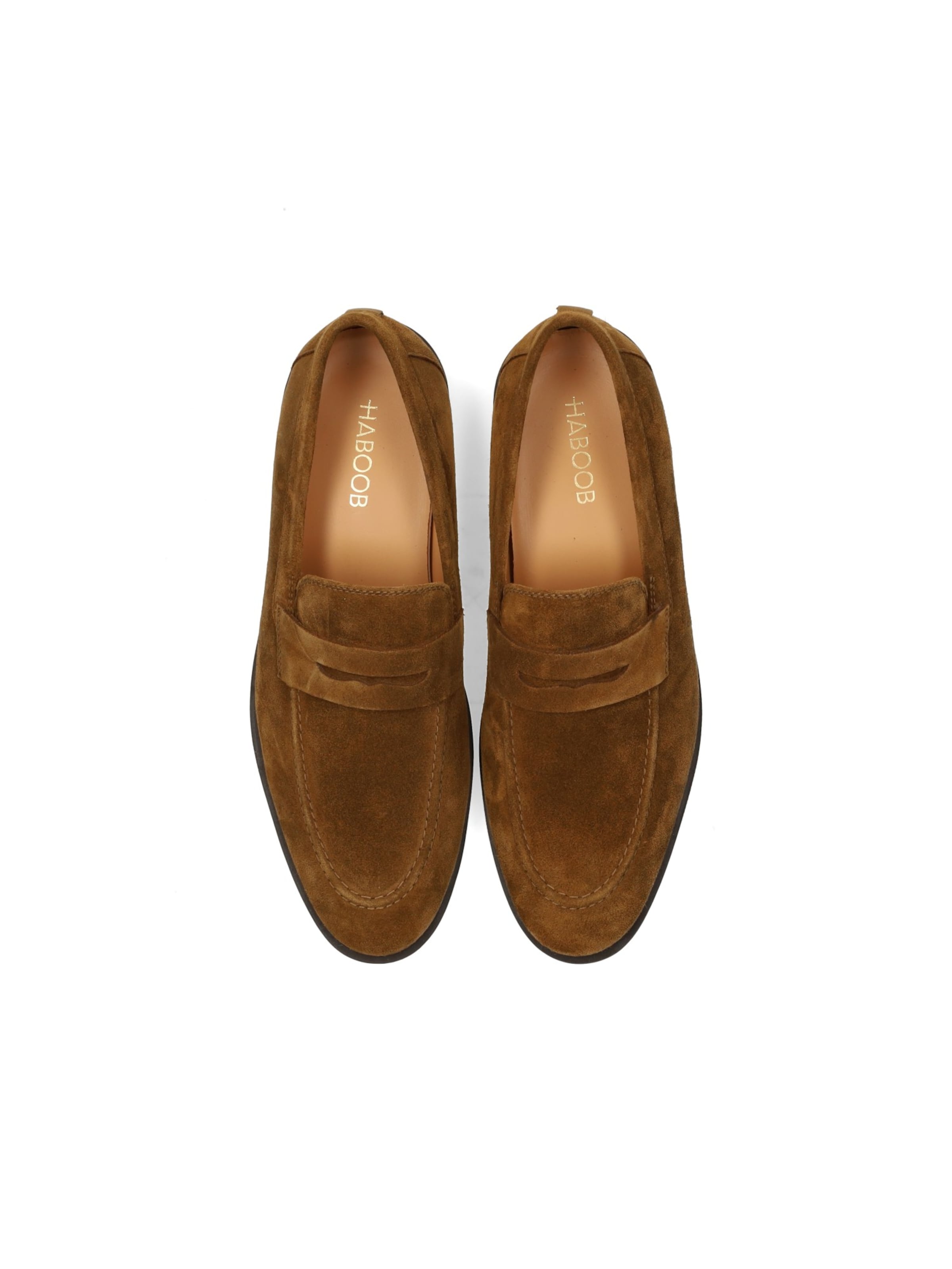 Haboob Mocassins 'Luc' in Bruin