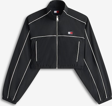 Tommy JeansPrijelazna jakna - crna boja: prednji dio