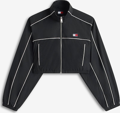 Tommy Jeans Välikausitakki värissä musta / valkoinen, Tuotenäkymä