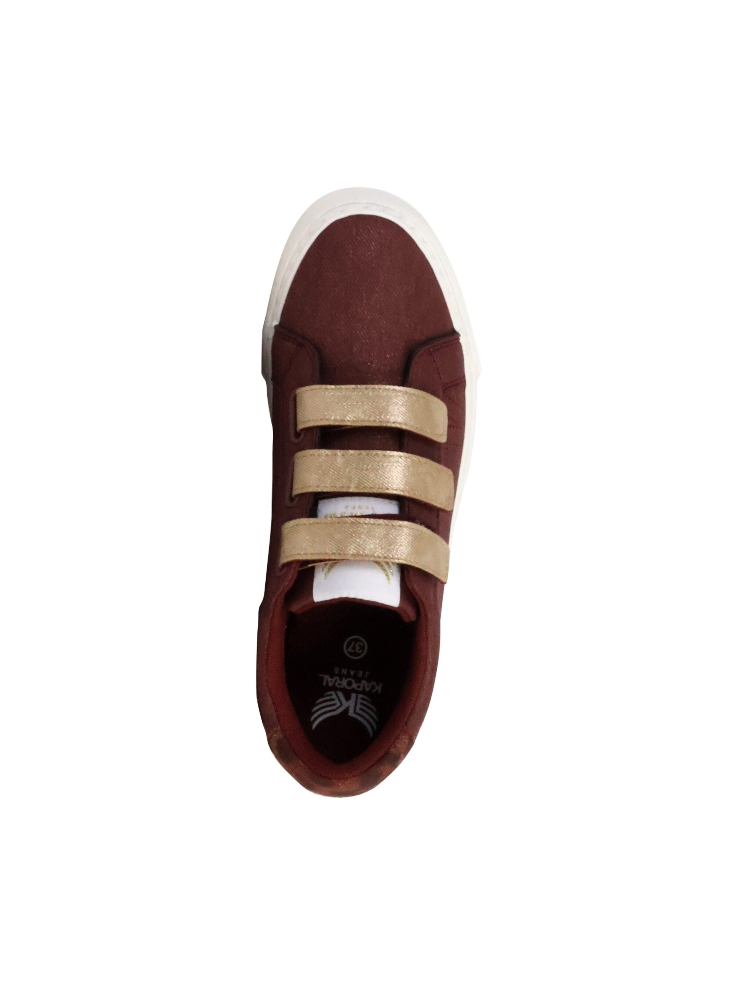 Kaporal - Calzado deportivo con cordones 'Tippyk-Sneaker mit Klettverschluss' en rojo