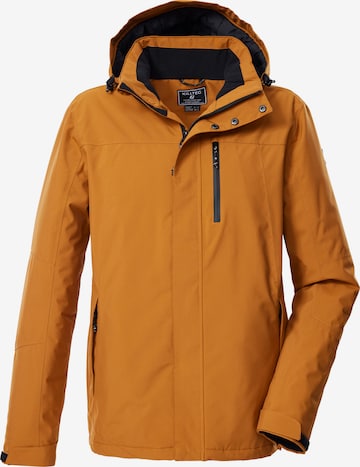 KILLTEC Winter Parka in Brown: front