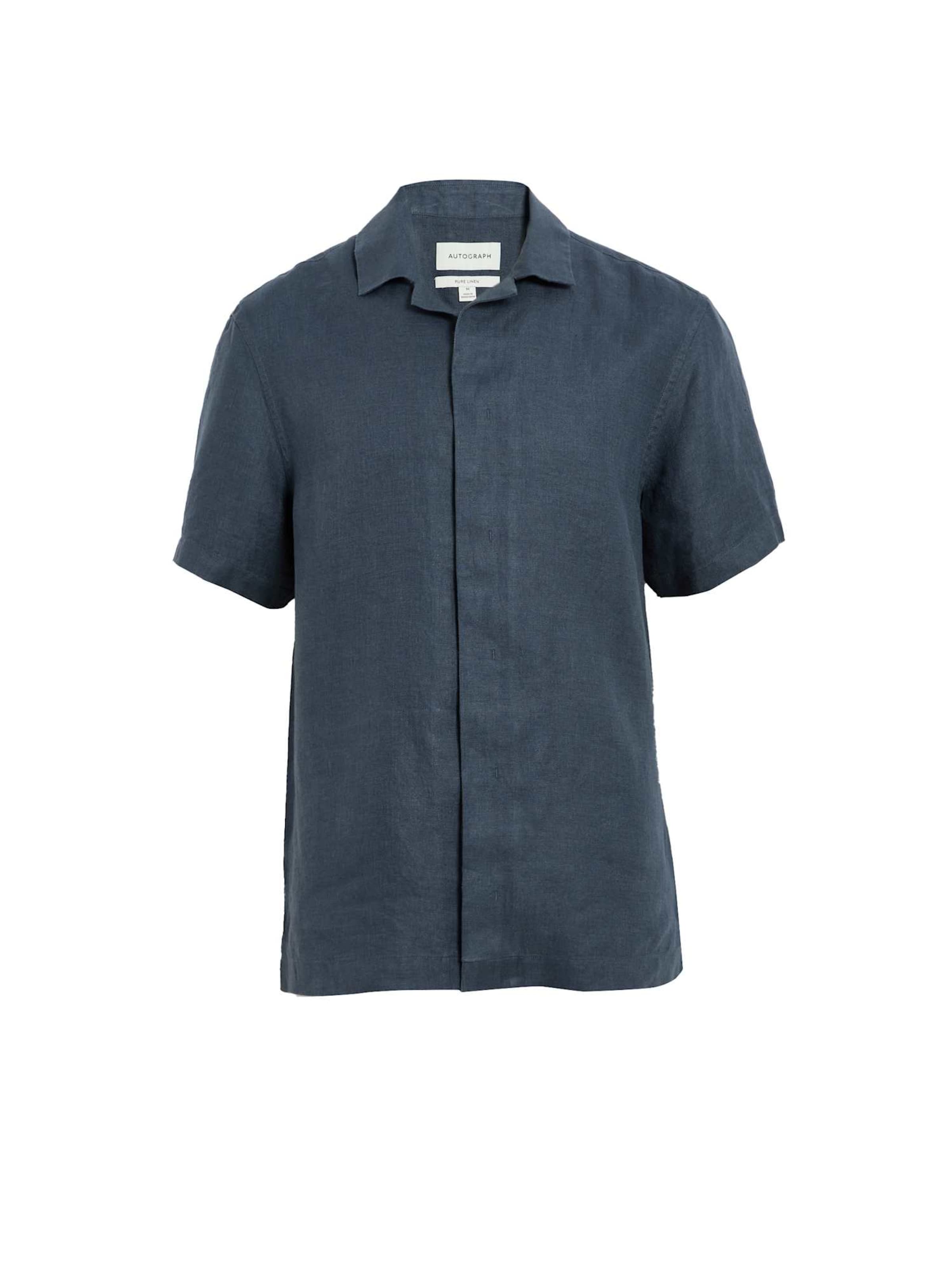 Chemise Marks & Spencer en bleu : devant