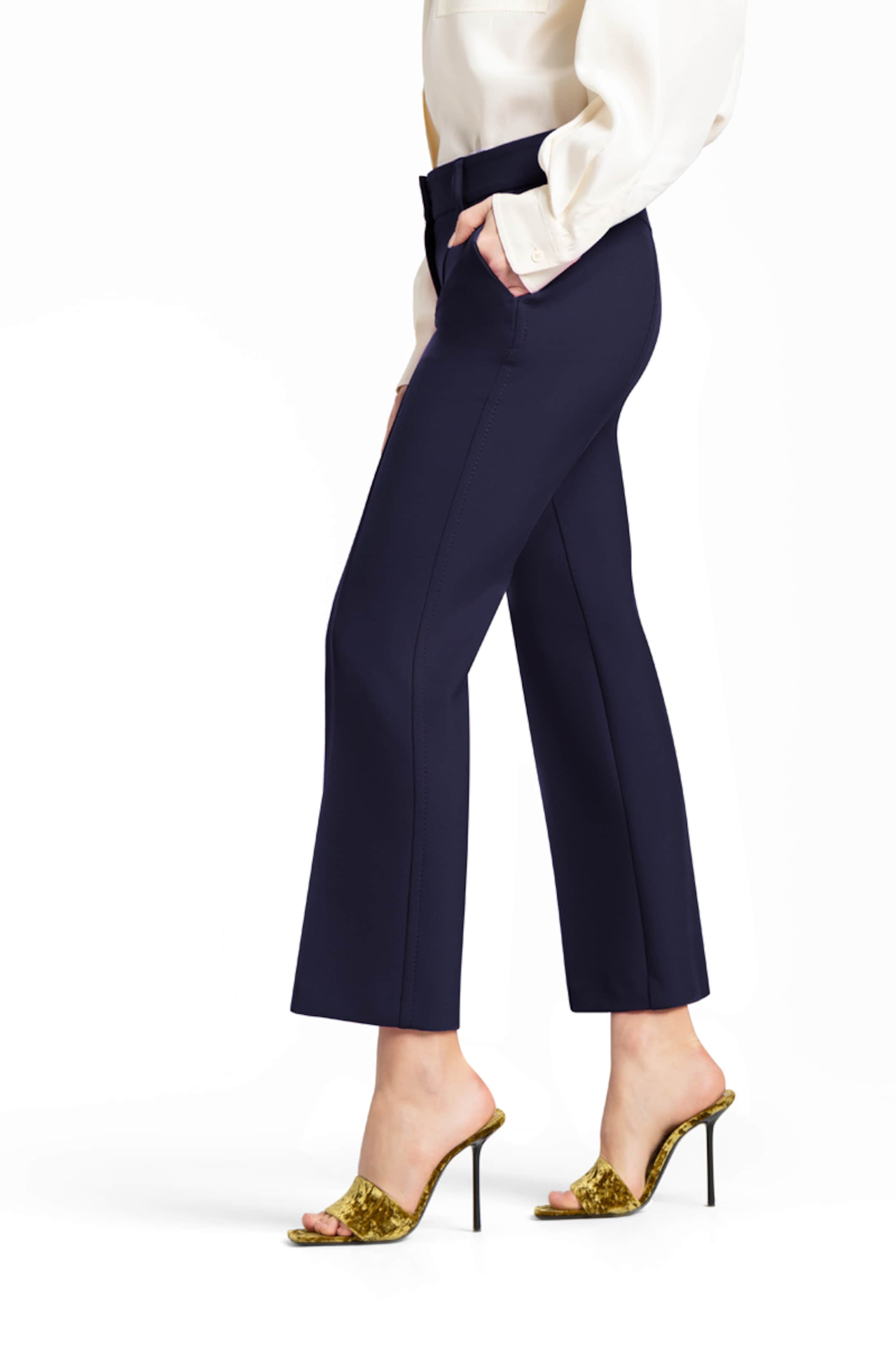 Regular Pantalon à pince 'Farah' Cambio en bleu