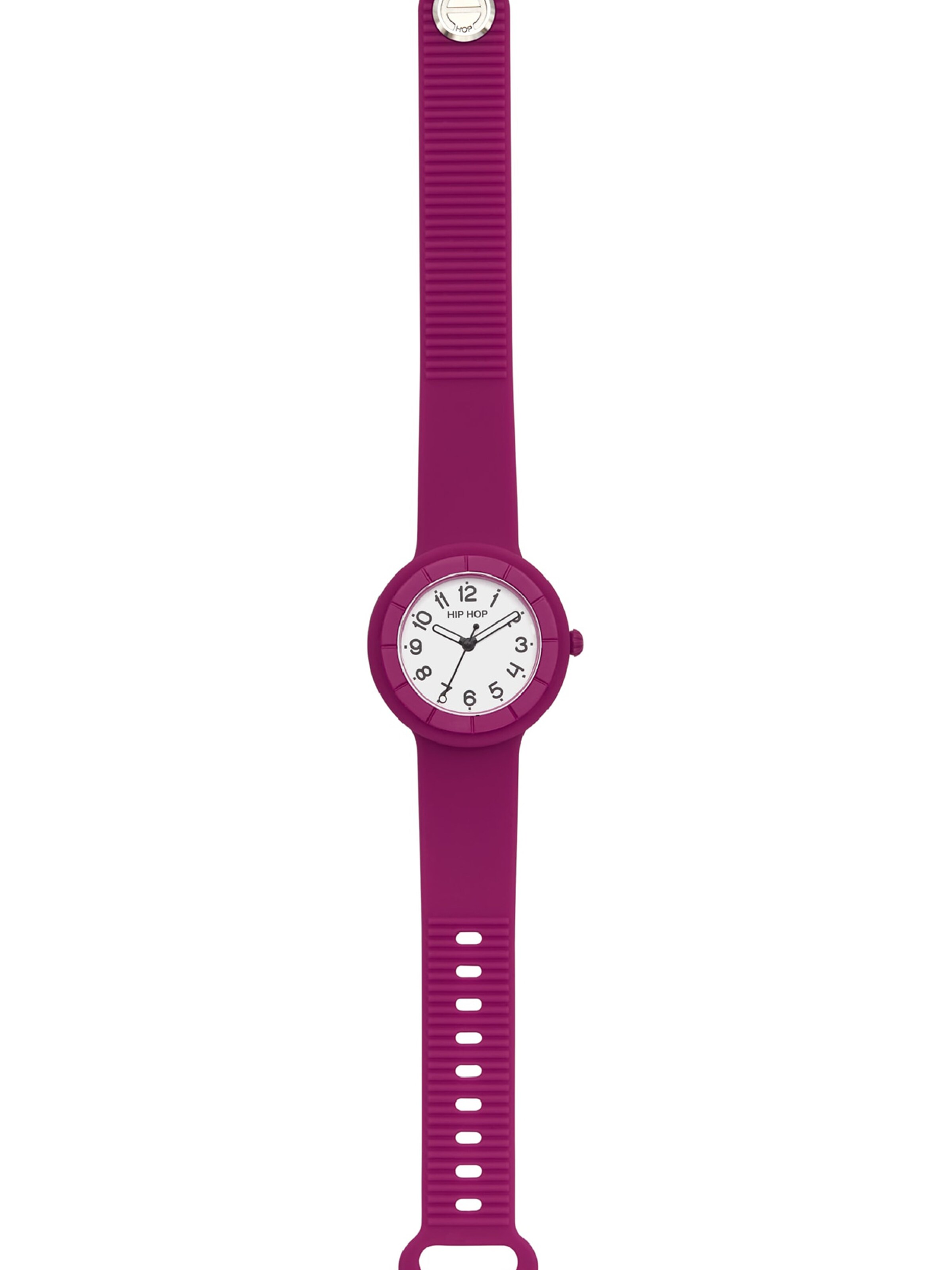 Hip Hop Analog Watch in Purple: front