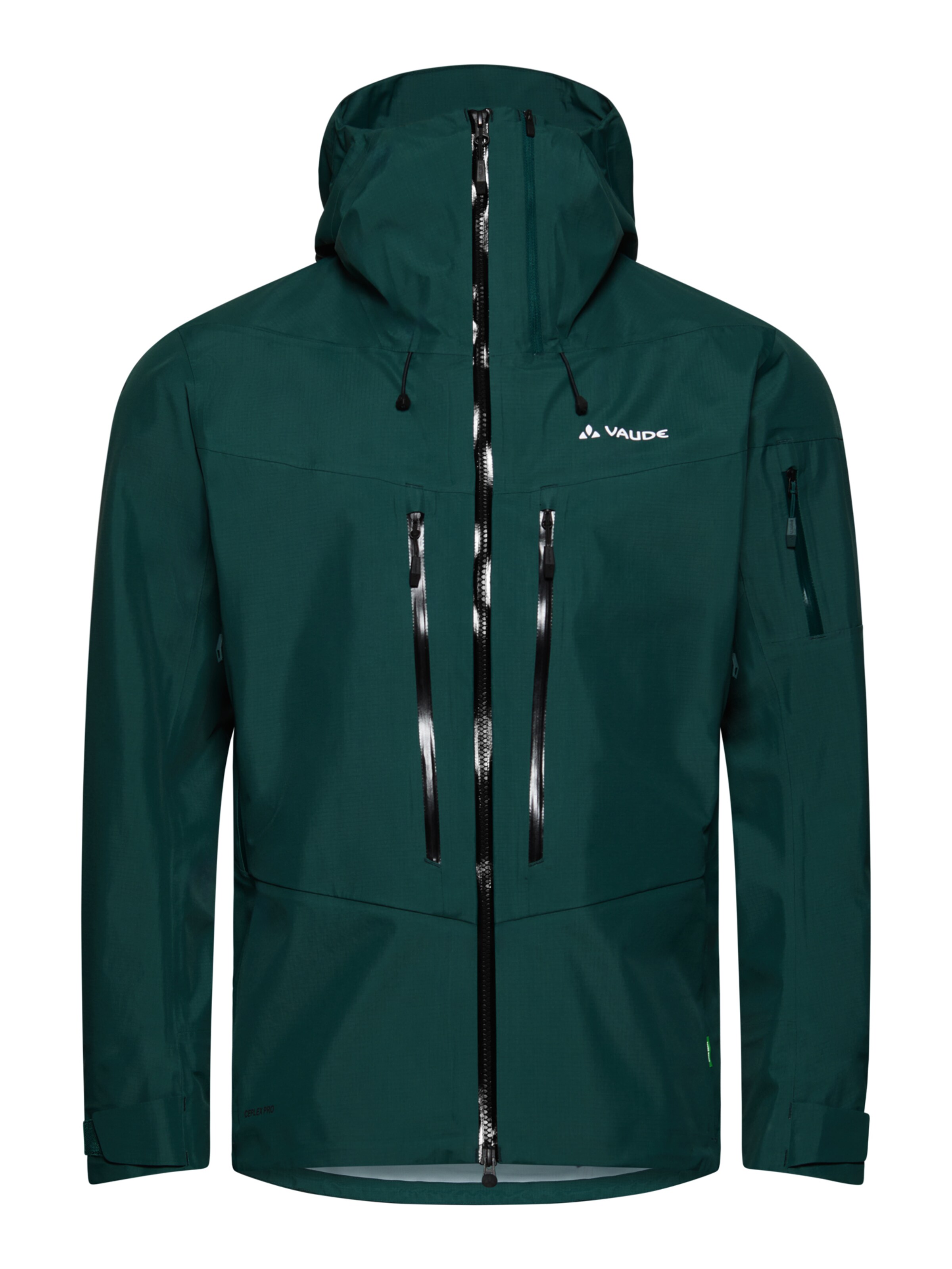 VAUDE Outdoorjacke 'Monviso' in Grün: Vorderseite