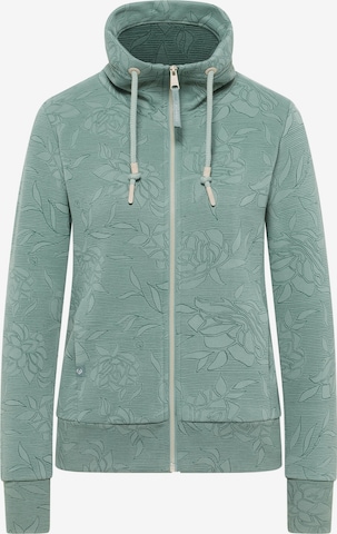 Ragwear Sweatjacke in Grün: Vorderseite