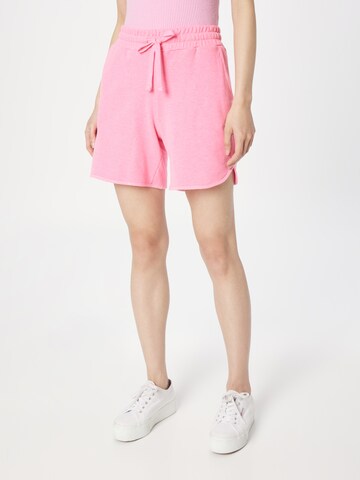 Soccx Regular Pants in Pink: front