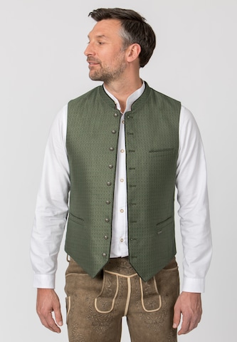 STOCKERPOINT Klederdracht gilet 'Donato' in Groen: voorkant