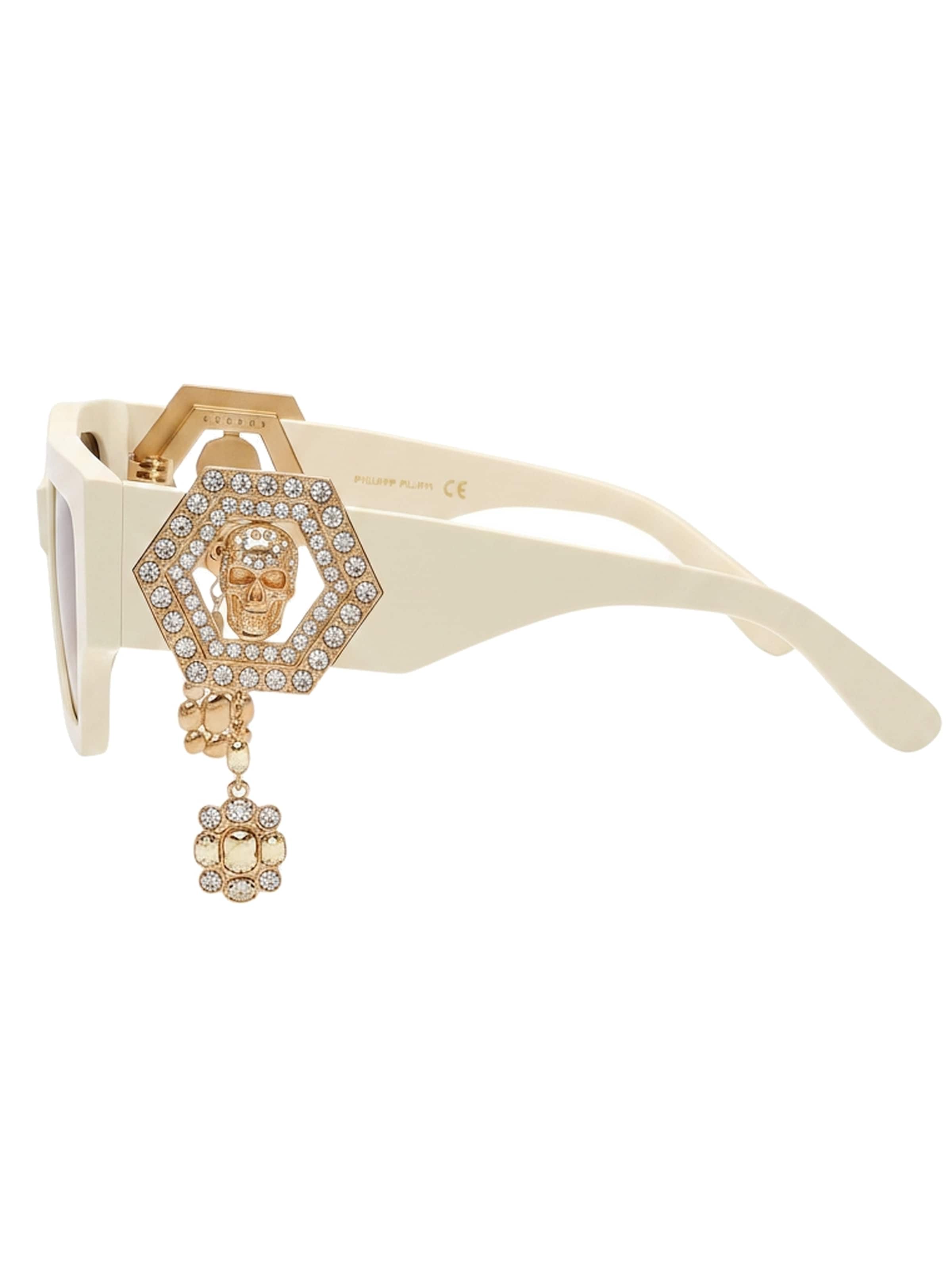 Lunettes de soleil Philipp Plein en blanc