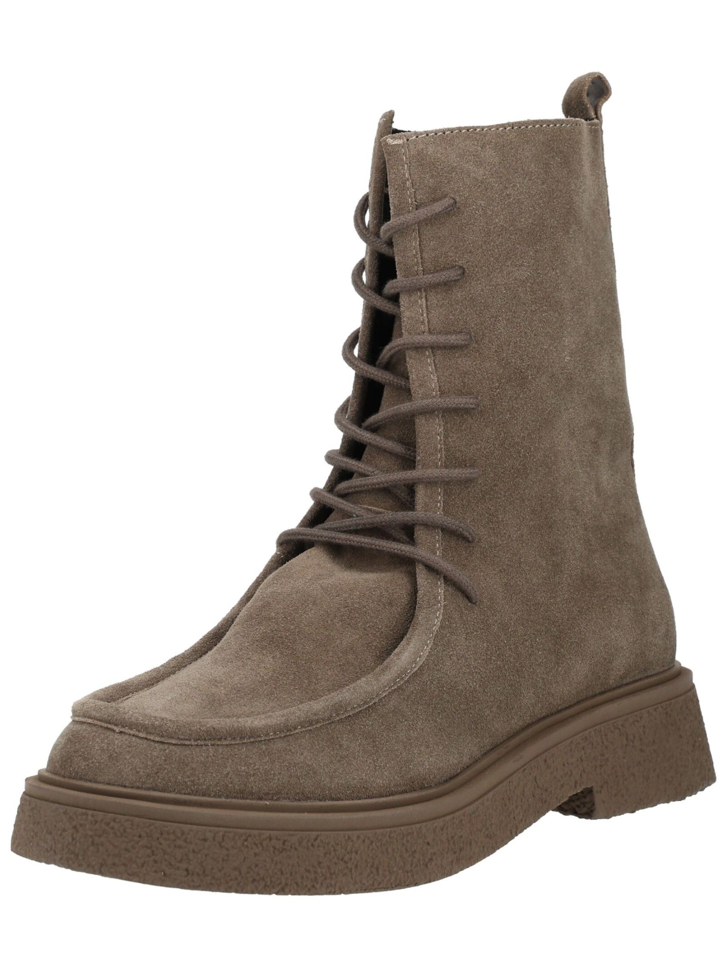 GIOSEPPO Lace-up bootie in Brown: front