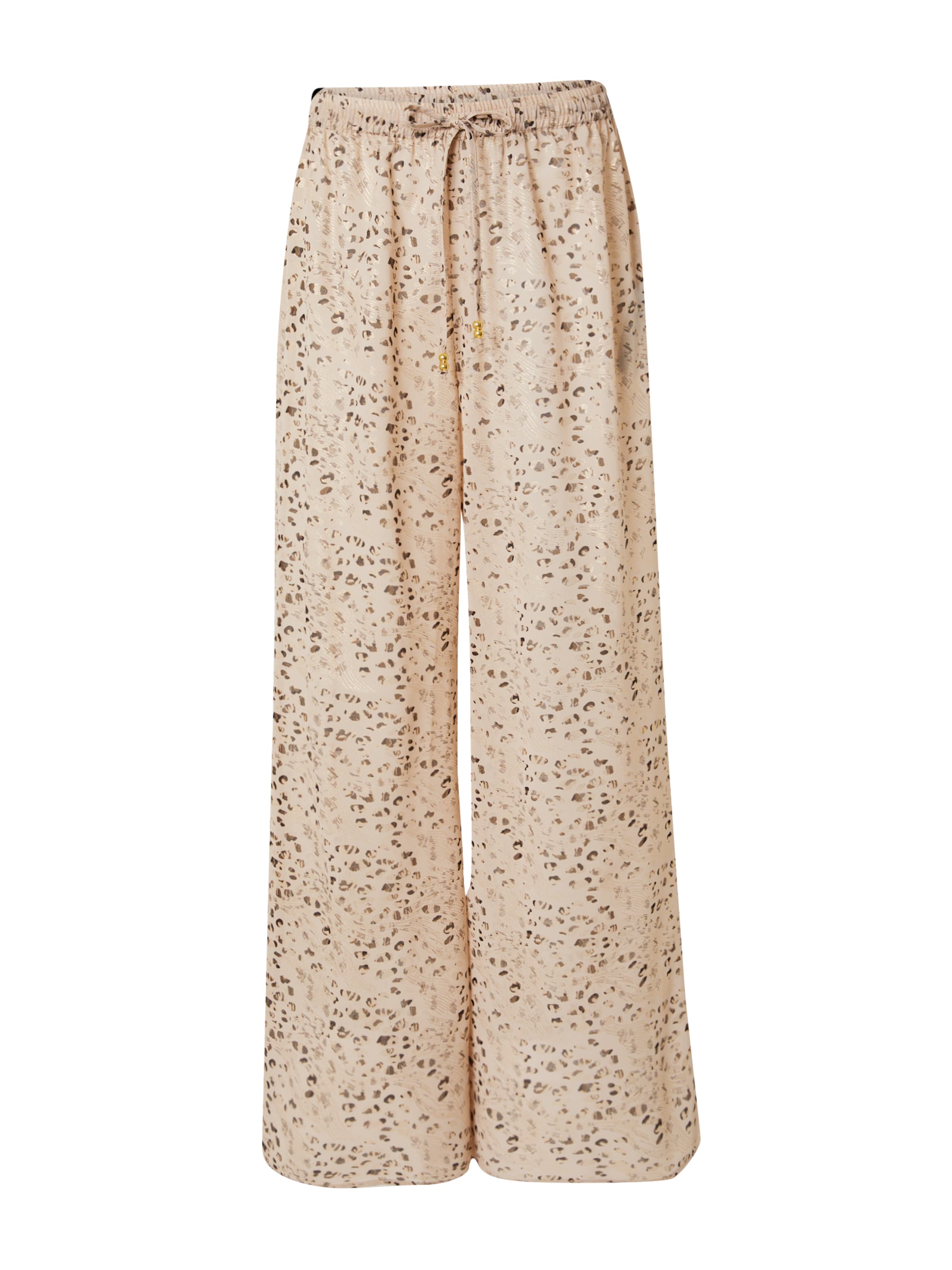 pelēks Nasty Gal Platas staras Bikses 'Georgette': no priekšpuses