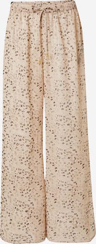 pilka Nasty Gal Plačios klešnės Kelnės 'Georgette': priekis