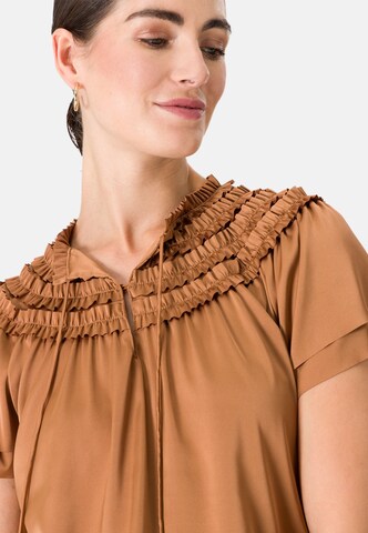 Camicia da donna di zero in marrone