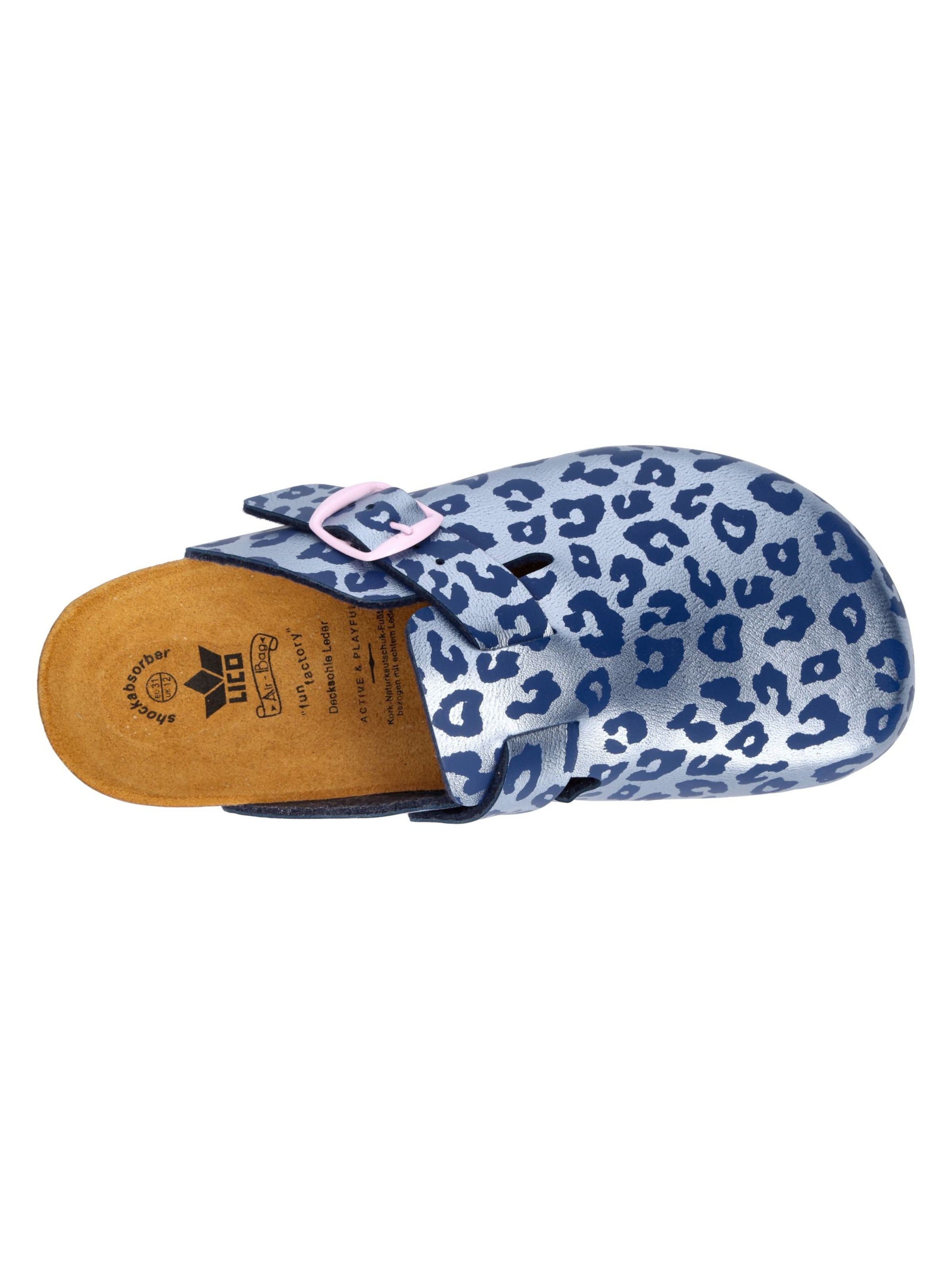 LICO Sandals 'Bioline' in Blue
