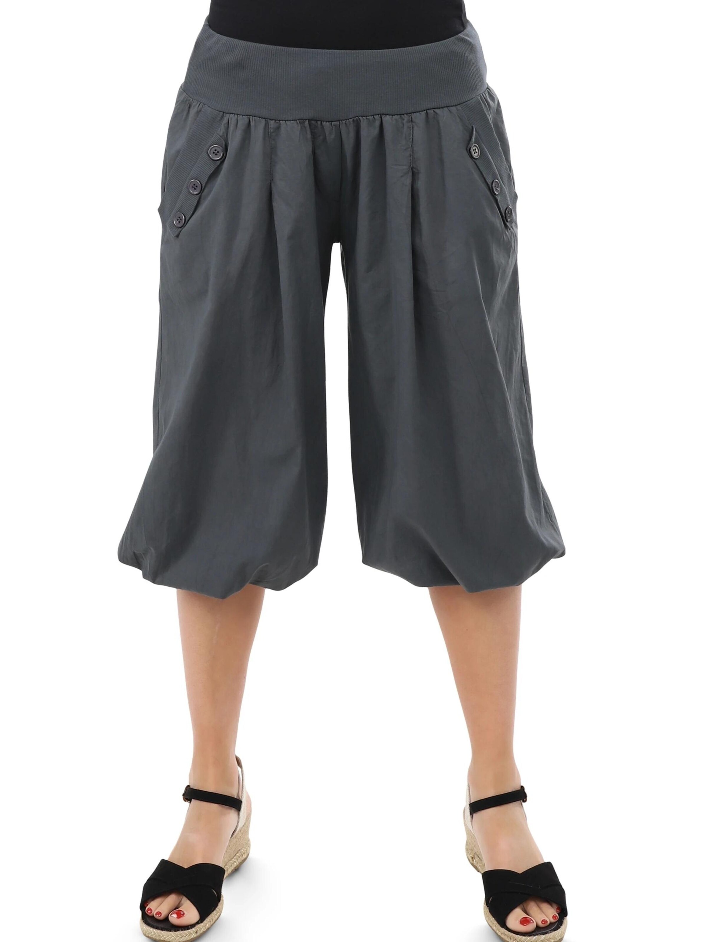 malito more than fashion Loose fit Harem Pants in Grey